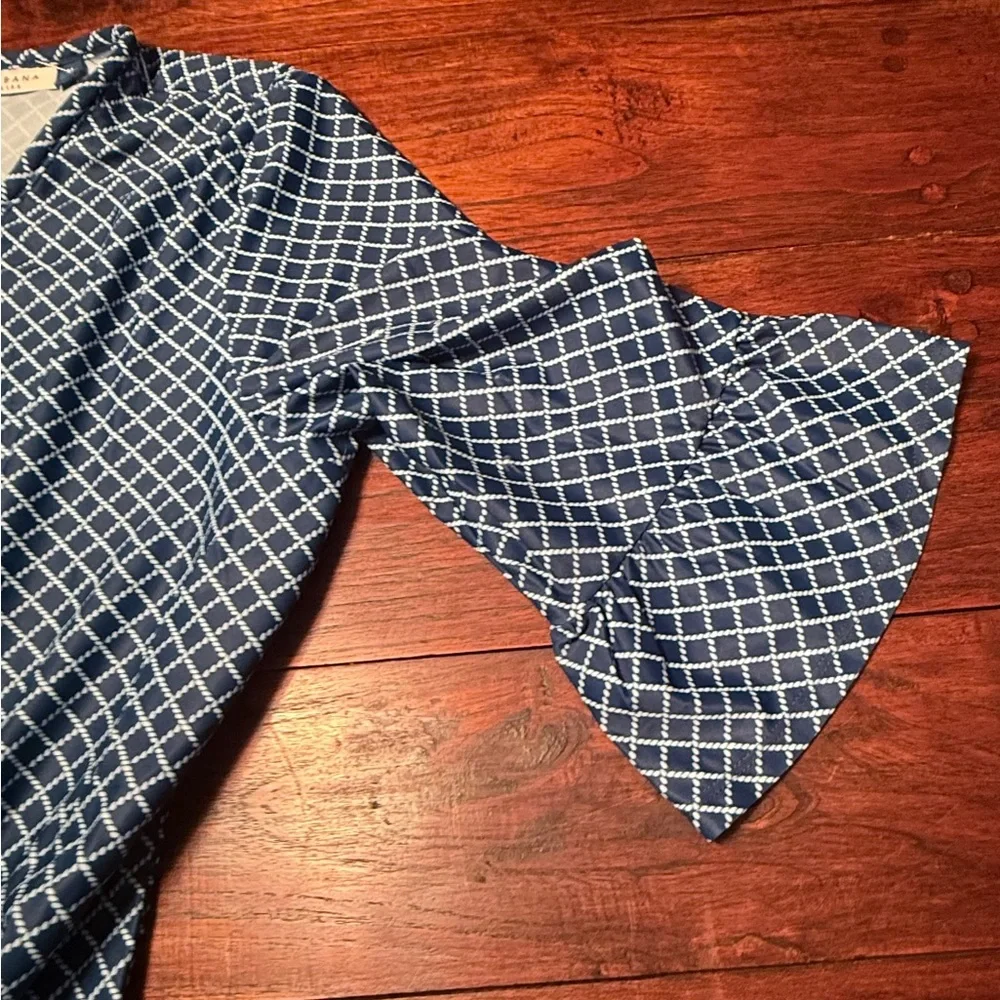 Cabana Life Nautical Ruffle Sleeve Romper New without tag. Size Medium - Picture 7 of 9